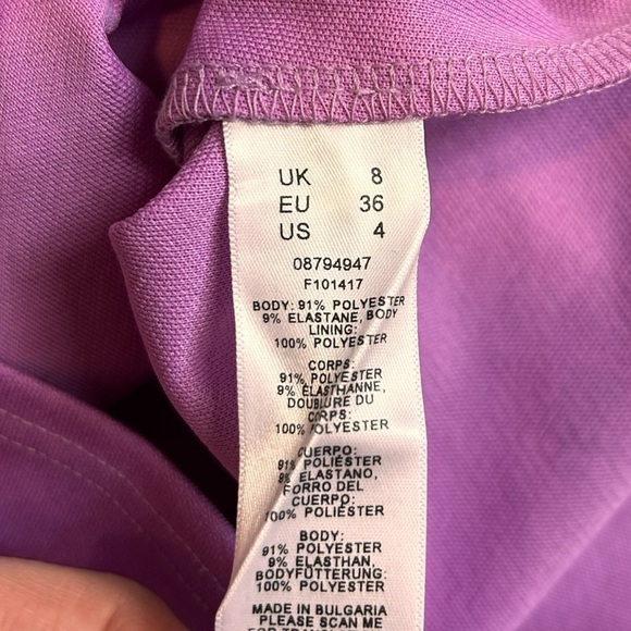 ASOS Women's Sweetheart Neckline Cropped Blouse- Size 4 - Picture 8 of 9